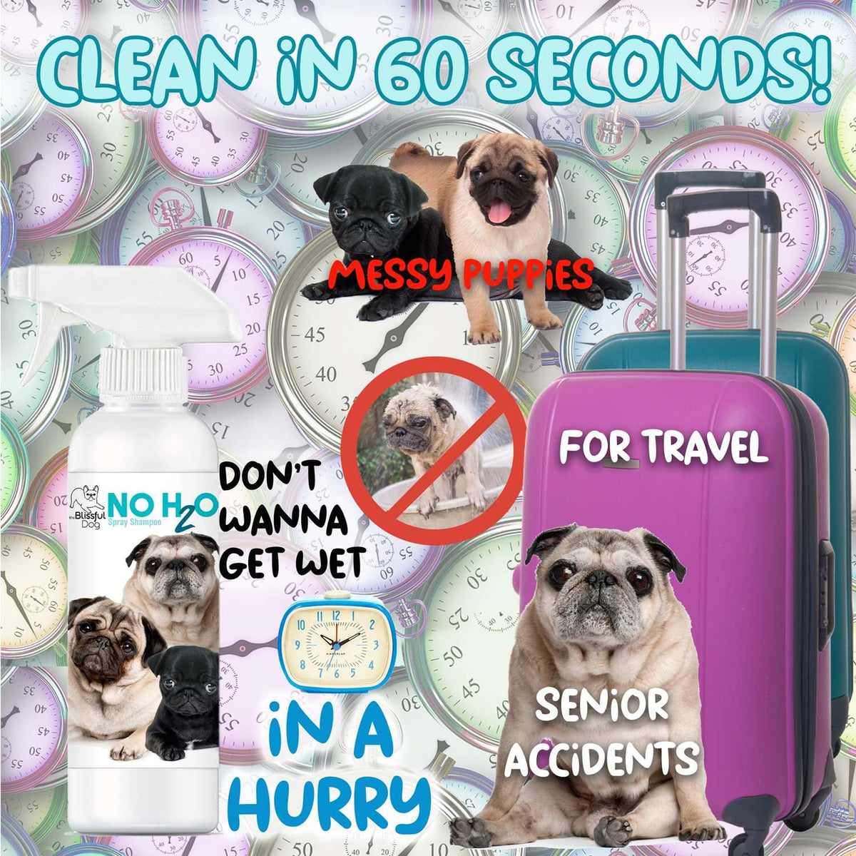 No H20 Spray Pet Shampoo