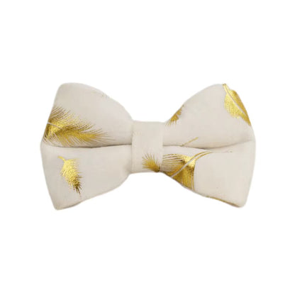 Ivory Gold Leaf Velvet Set
